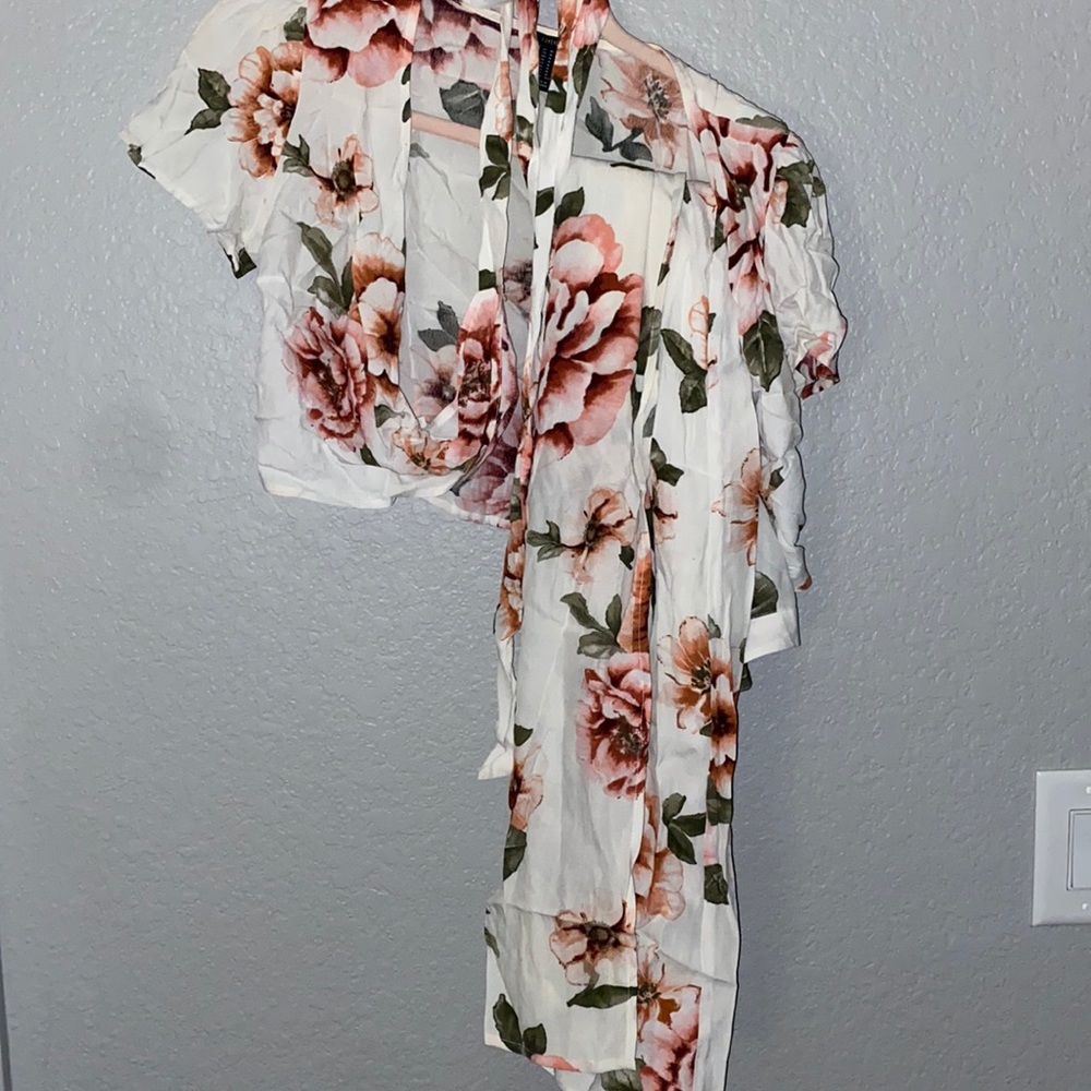 Floral two piece set